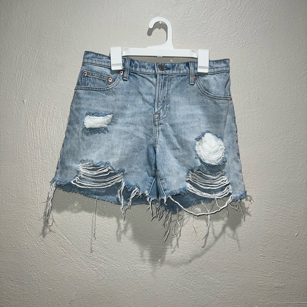 Gap Distressed Denim Jean Shorts